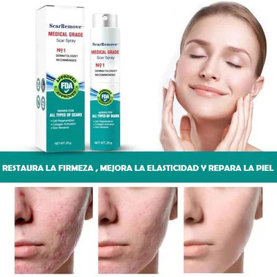SCARREMOVE - SPRAY ANTICICATRICES, ACNÉ, ESTRÍAS...⚡️