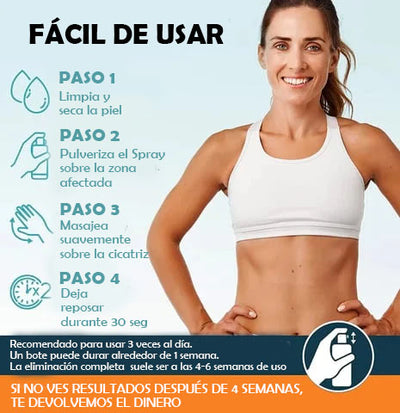 SCARREMOVE - SPRAY ANTICICATRICES, ACNÉ, ESTRÍAS...⚡️