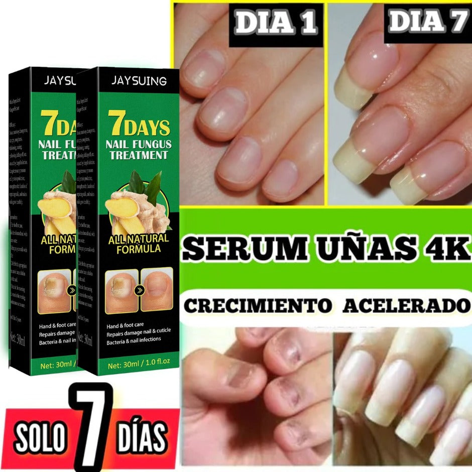 Alimento de 600% (Lleva 2x1)🎁Base Uñas 4K + Potente🙅‍♀️ + Crecimiento & Hongos AVANZADO