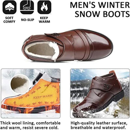 Botas de nieve cálidas para hombre